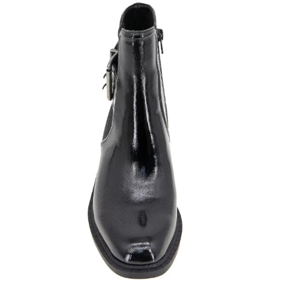 NEW BCBGeneration Women's Bovee Buckle Detail Bootie Black Size 9 Round Toe - Picture 3 of 4